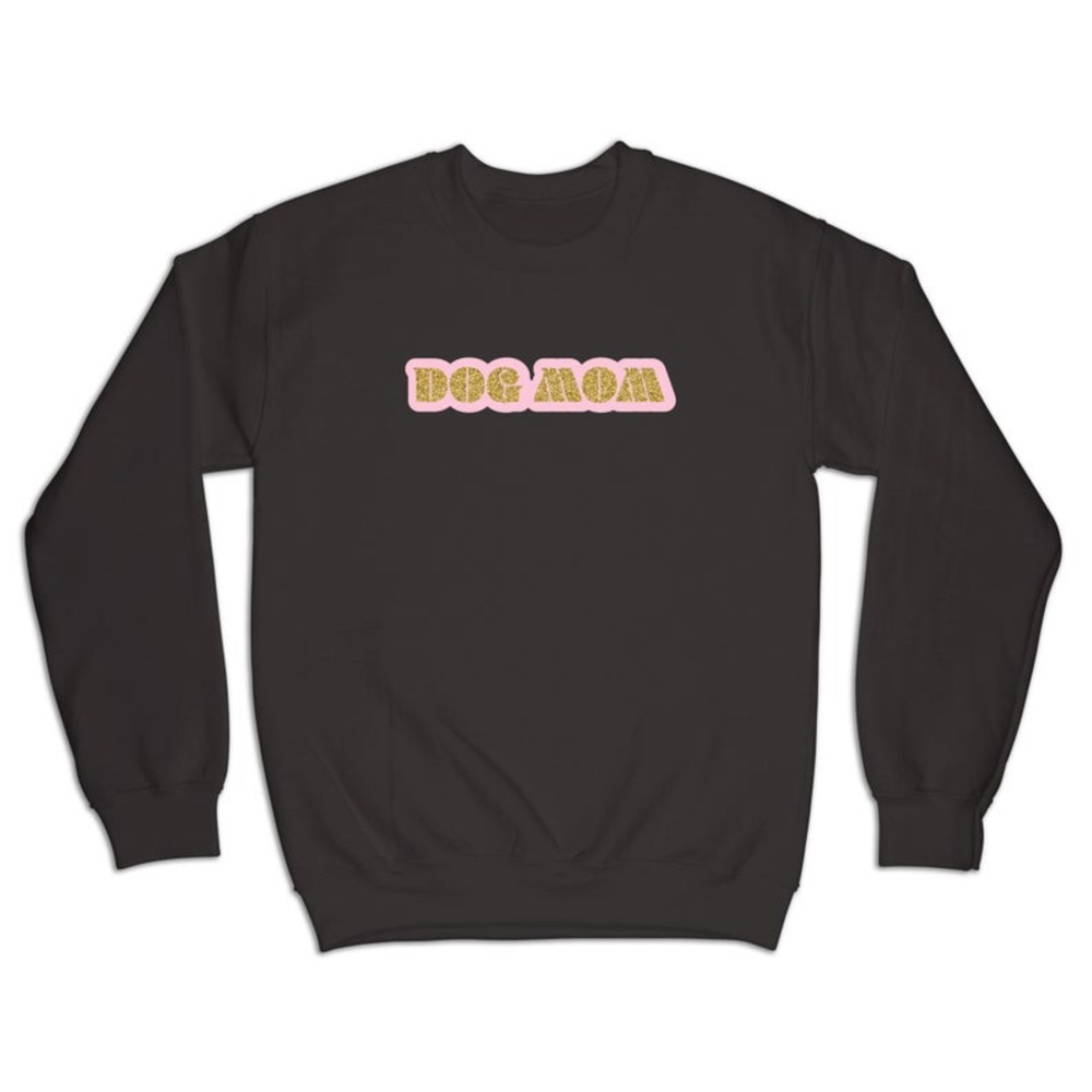 Women’s Sweater Crew-neck Sweatshirt Dog Mom Gift